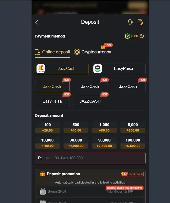 M999 Deposit